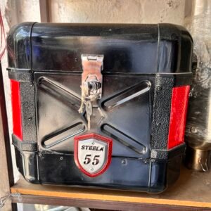 STEELA 55 EXPLORER Motorcycle Top Luggage Box – 55L Heavy-Duty Rear Storage Case