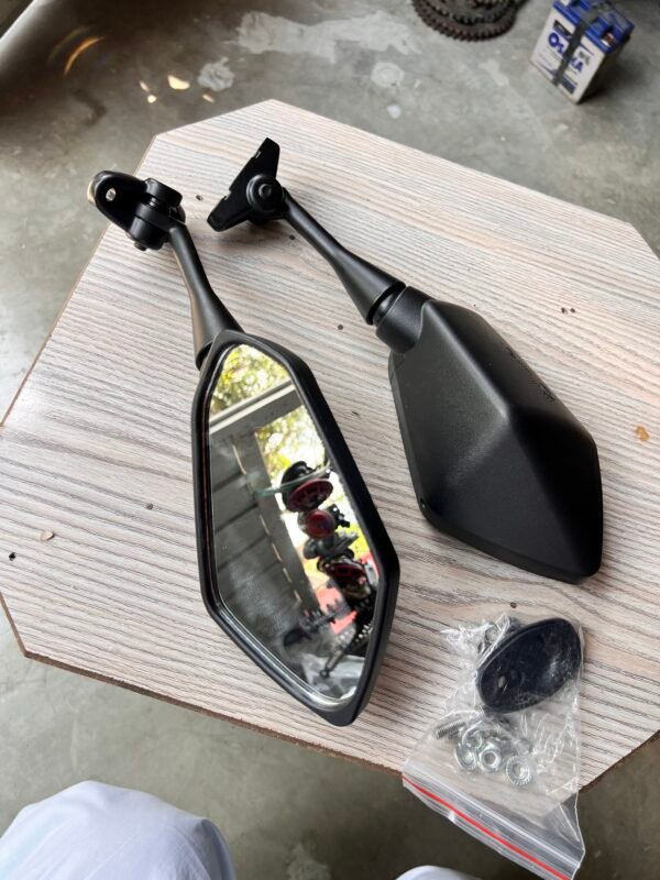 Anzene Rearview Wing Mirrors – Left & Right for HYOSUNG GT125R/GT250R/GT650R/GT650S, Honda CBR600 F4/F4i & More