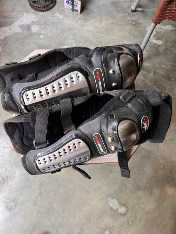 Pro Biker HX-P15 Knee and Elbow Guards Set – High-Quality Metal Protection Gear