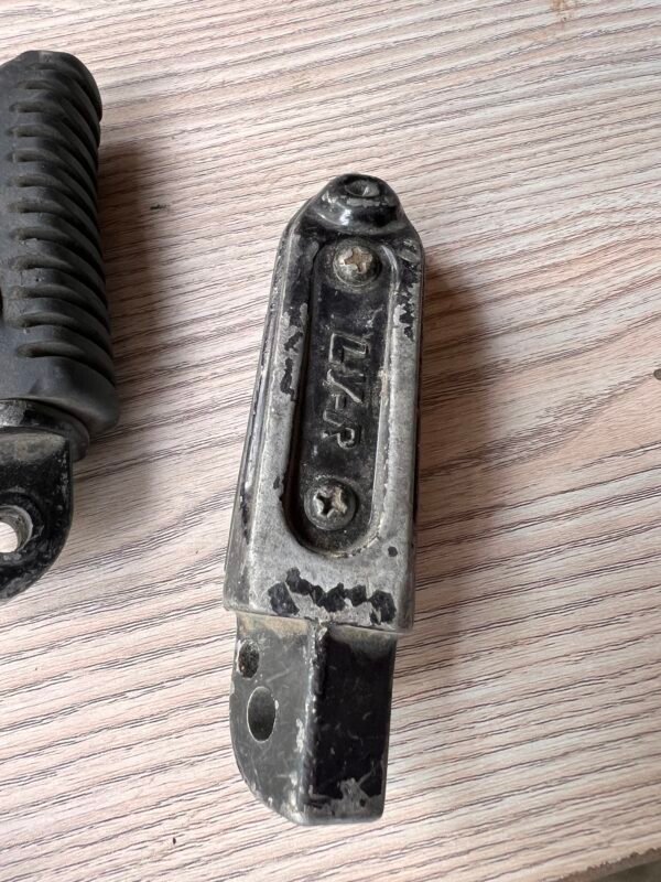 Universal Black Rear Foot Peg – Motorcycle Passenger Footrest - Image 2