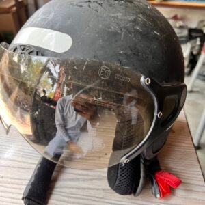 Motorcycle Skull Cap Half Helmet – DOT & ECE Approved Half-Face Helmet for Men & Women