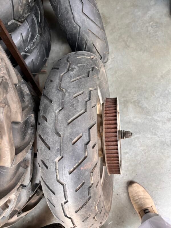 170/80‑15 Rear Motorcycle Tire with Rim – Cruiser Tire & Wheel Combo - Image 3