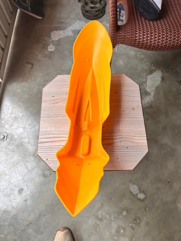 Yellow Front Mudguard for Dirt Bike – Universal Fit - Image 2