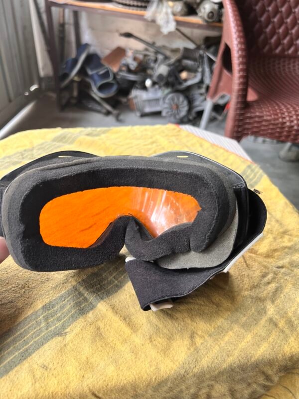 Zolo Black Metallic Trail Goggles with Persimmon Lens – Universal Fit for Helmets & Bike Use - Image 3