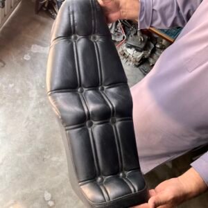 Universal Full-Length Chopper Bike Seat – Front to Back Solo & Pillion Seat